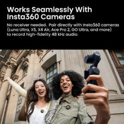 Insta360 Mic Pro Transmitter (Arctic White) - Ảnh 6