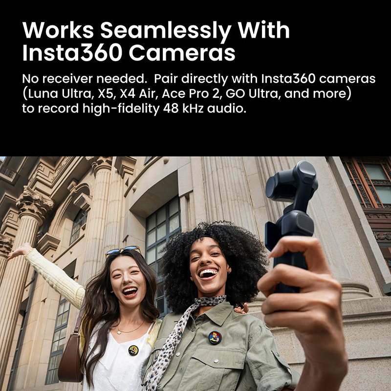 Insta360 Mic Pro Transmitter (Arctic White) - Ảnh 6