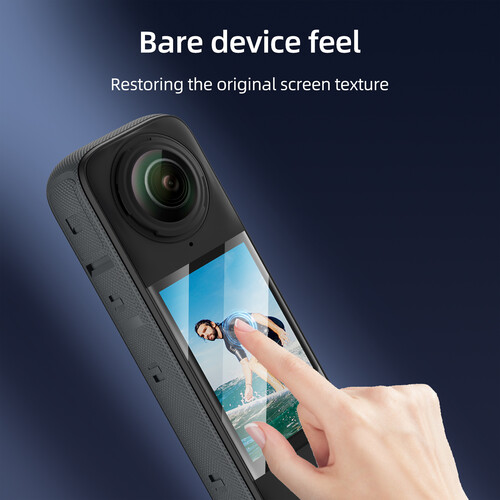 Miếng dán màn hình kính cường lực cho Insta360 X4/X5 (Telesin S6-FLM-04-TIS) - Ảnh 10