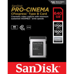 Thẻ nhớ CFexpress SanDisk PRO-CINEMA 640GB Type B SDCFEC-640G-GN4NN - Ảnh 4
