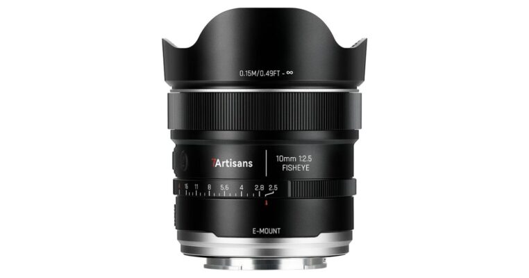 ra mắt 7Artisans 10mm f/2.5 AF Max Fisheye