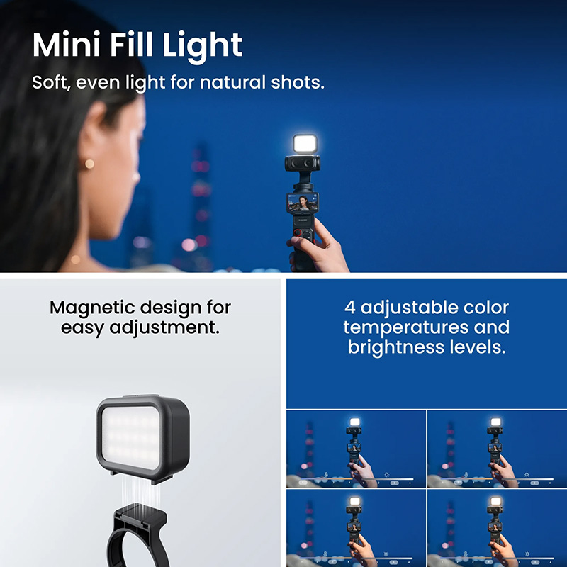 Insta360 Luna Ultra Fill Light Bundle (Cosmic Black) - Ảnh 3