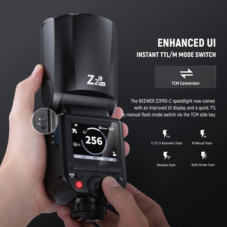 Đèn Flash Neewer Z2PRO-S TTL (Canon) - Ảnh 4