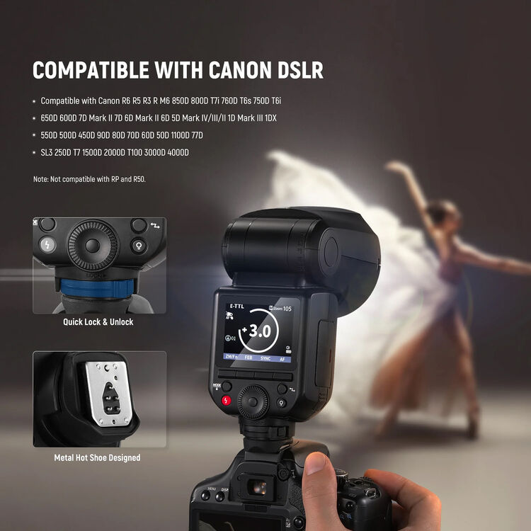 Đèn Flash Neewer Z2PRO-S TTL (Canon) - Ảnh 3