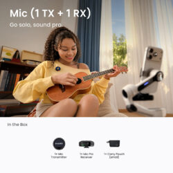 Alternative view of Insta360 Mic (1 TX + 1 RX)